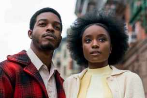 Stephan James as Fonny and KiKi Layne as Tish star in Barry Jenkins' IF BEALE STREET COULD TALK, an Annapurna Pictures release.